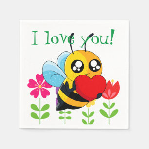 Loving Bee Napkin