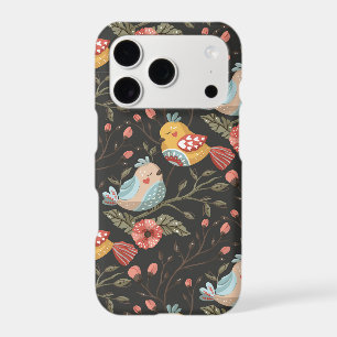 Loving Boho Birds Floral Pattern