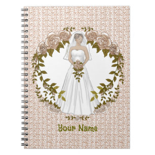 Loving Bride custom wedding Notebook