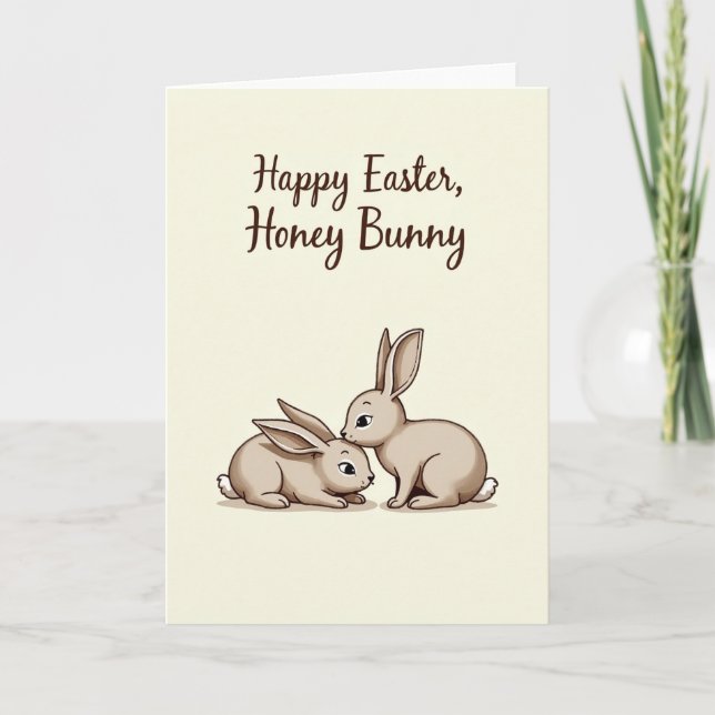 Loving Bunnies Friendship Card (Front)