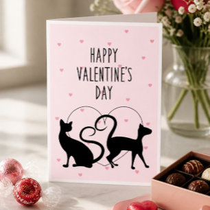Loving Cats Valentine's Day Card