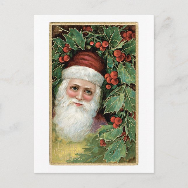 Loving Christmas Wishes Holiday Postcard (Front)