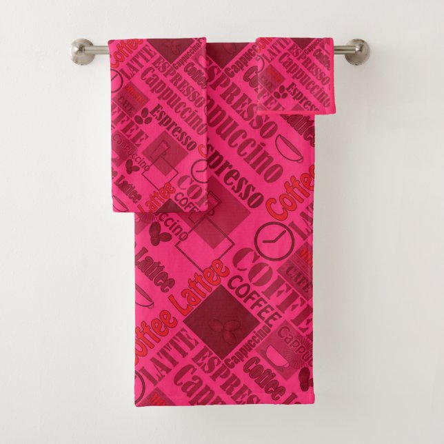 Loving coffee bath towel set (Insitu)