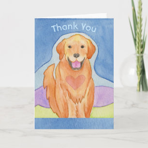 Loving Dog thank you card