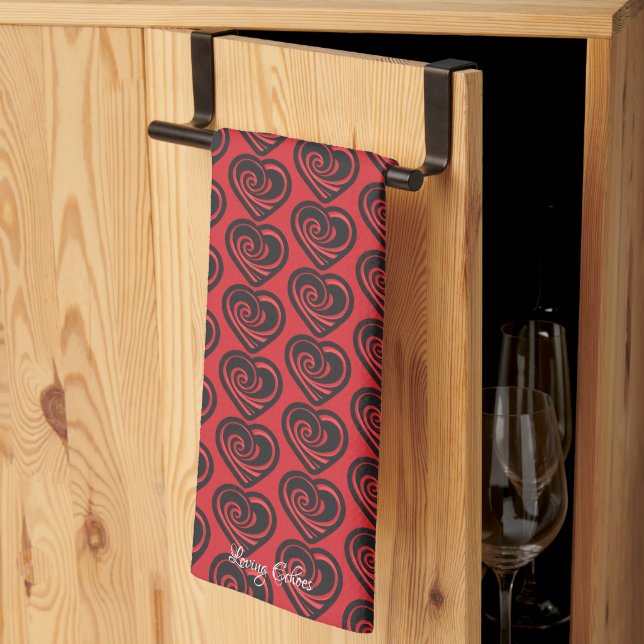 Loving Echoes Kitchen Towel (Thirds Fold)