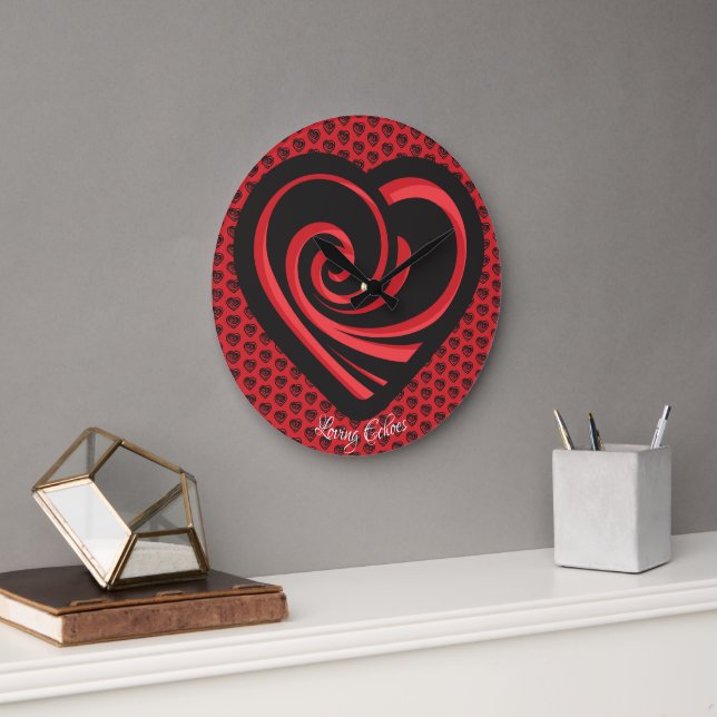 Loving Echoes Large Clock (Office)