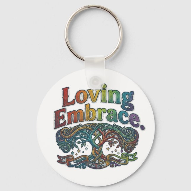 Loving Embrace Keychain (Front)