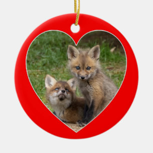 Loving Eyes Valentine  Ceramic Ornament