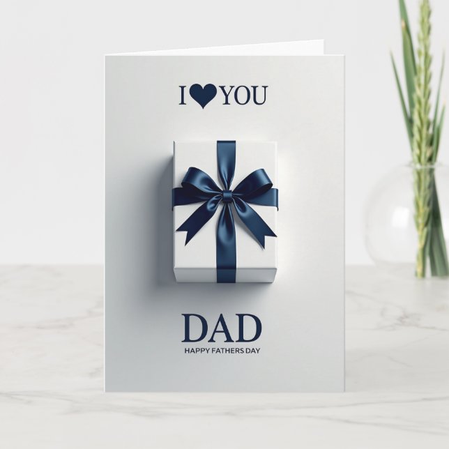 Loving Fathers Day Gift Card (Front)