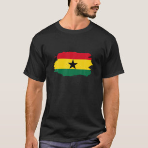 Loving Ghana Flag Patriotic Ghanaian Sports Suppor T-Shirt