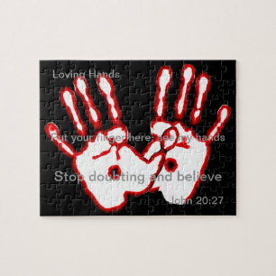 Loving Hands - John 20:27 Jigsaw Puzzle