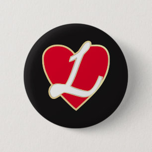 Loving heart 2 inch round button