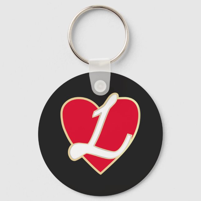 Loving heart keychain (Front)
