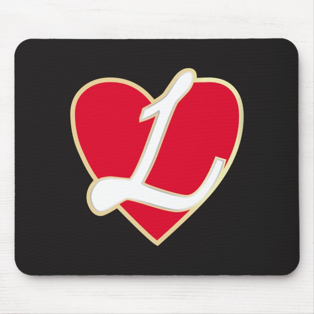 Loving heart mouse pad (Front)