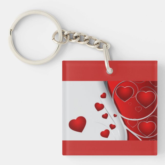 **LOVING HEARTS**  **KEYCHAIN** KEYCHAIN (Front)