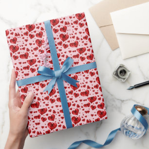 Loving Hearts Wrapping Paper