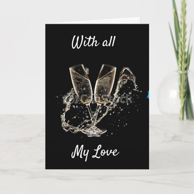 **LOVING** HOLIDAY TOAST TO THE ONE I LOVE (Front)