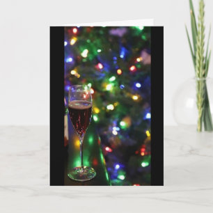 **LOVING** HOLIDAY TOAST TO THE ONE I LOVE CARD