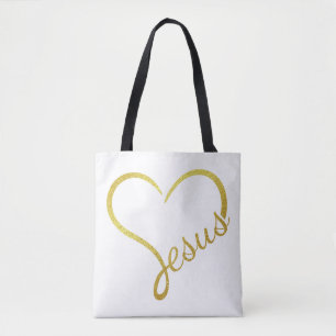 Loving Jesus Large Shoulder Tote