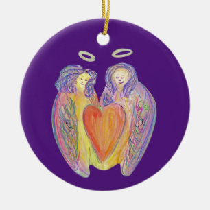 Loving Kind Guardian Angels Holiday Gift Ornament