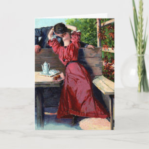Loving Kiss Valentine Card