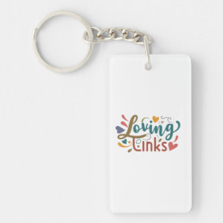 Loving Links  Keychain