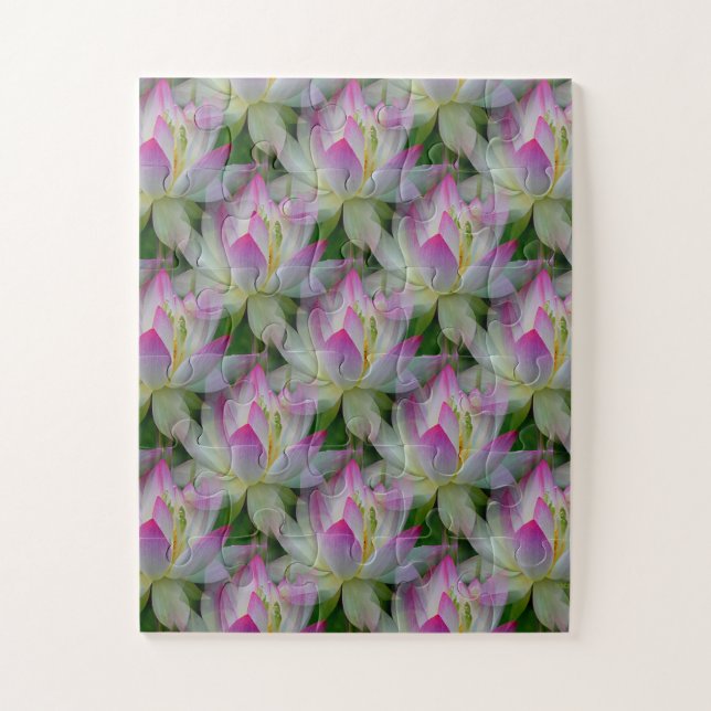 Loving Lotuses... Jigsaw Puzzle (Vertical)