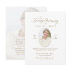 Loving Memory Calligraphy Photo Memorial Service