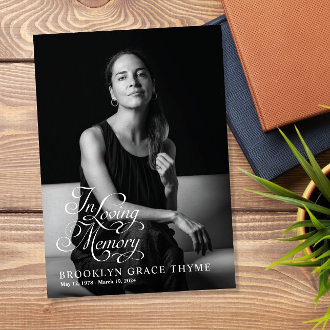 Loving Memory Full Photo Memorial Program (Creator Uploaded)