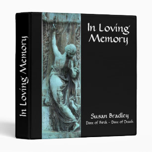 Loving Memory Funerary Art 1 Celebration of Life Binder