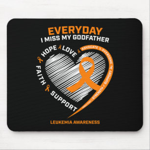 Loving Memory In Remembrance Of Godfather Leukaemi Mouse Pad
