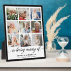 Loving Memory Modern Memorial Photo Collage