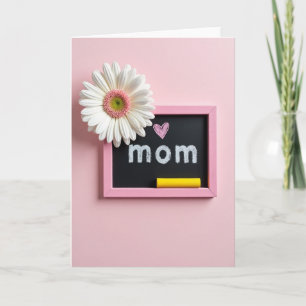 Loving Mom Flower Art Card