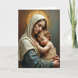 Loving Mother And Child Art Card
