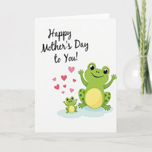 Loving Mothers Day Frog Card
