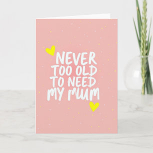 Loving Mum Message Art Card
