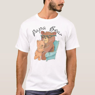Loving Papa Bear with baby bear T-Shirt