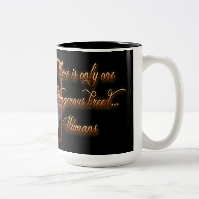 Loving Pet Rottweiler Mug (Right)