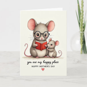 Loving Rodent Family Art Card