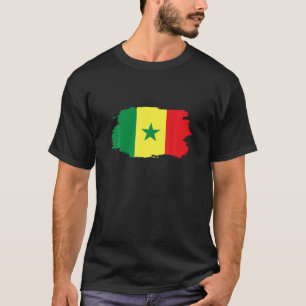 Loving Senegal Flag Patriotic Senegalese Sports Su T-Shirt