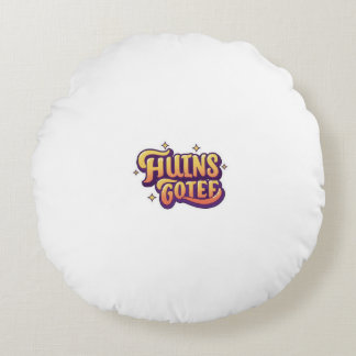 loving smile round pillow