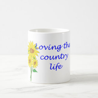 Loving the country life coffee mug