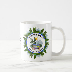 LOVING THIS VAN LIFE Custom CARAVAN Camping Coffee Mug