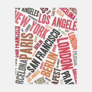 Loving travelling fleece blanket