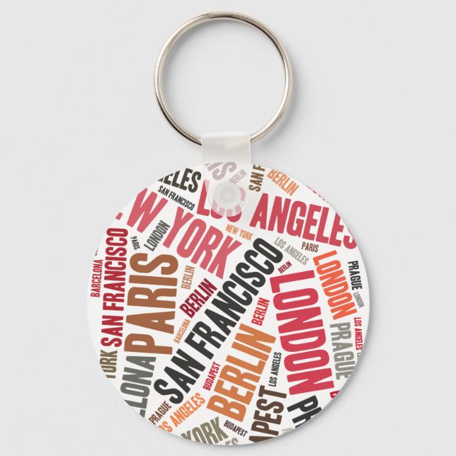 Loving travelling keychain (Front)