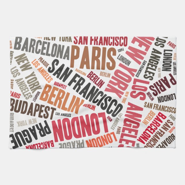 Loving travelling kitchen towel (Horizontal)