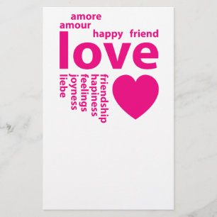 Loving words flyer