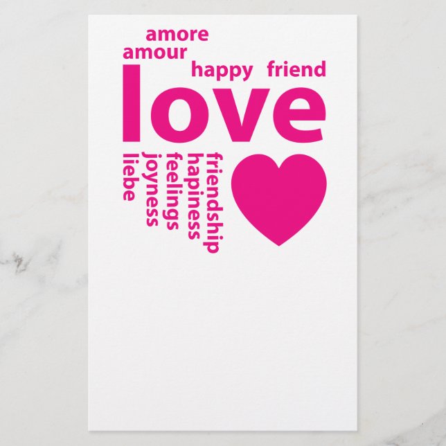Loving words flyer (Front)