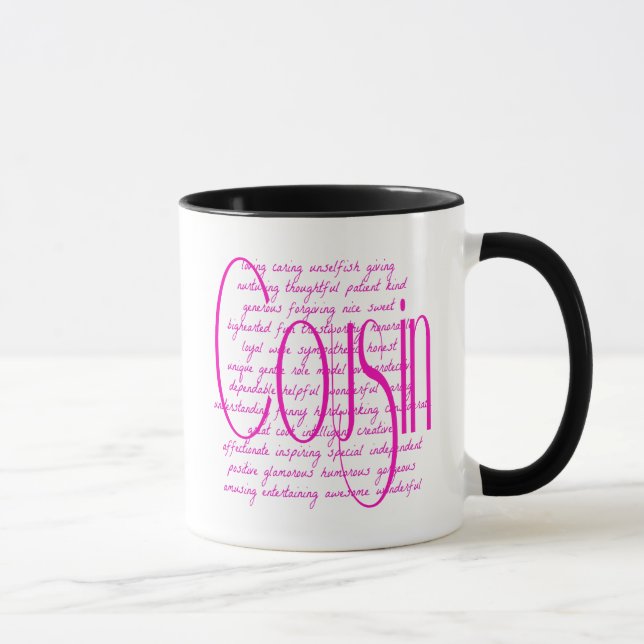 Loving Words for a Cousin Mug (Right)