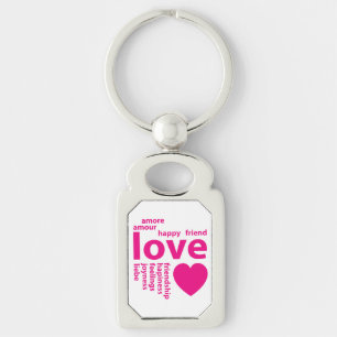 Loving words keychain